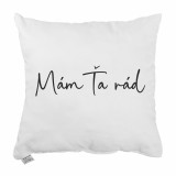 Dekoratívny vankúš Mám Ťa rád 40x40 cm EMI