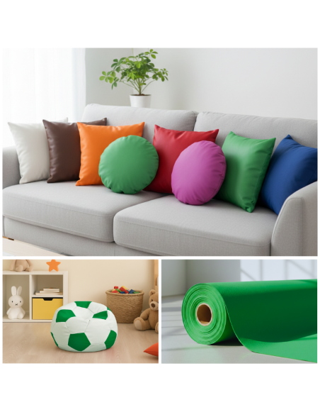 Metráž ekokoža limetková EMI