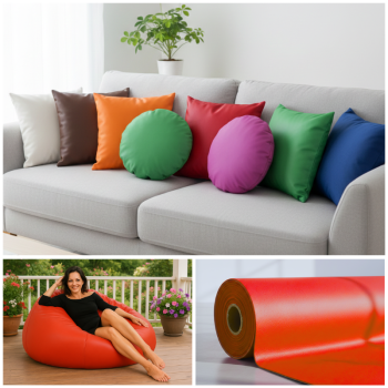 Metráž ekokoža červená EMI