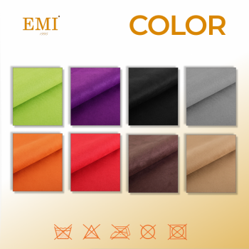 Metráž semiš tmavohnedý S4 EMI