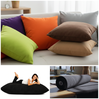 Metráž semiš čierny S1 EMI