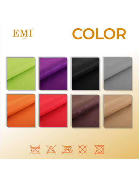 Metráž semiš svetlohnedý S5 EMI