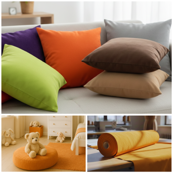 Metráž semiš oranžový S9 EMI