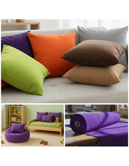 Metráž semiš fialový S7 EMI