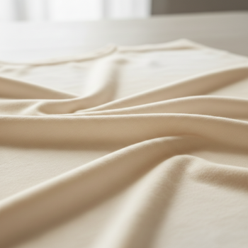 Látka_metráž_krémová_Jersey_úplet_EMI