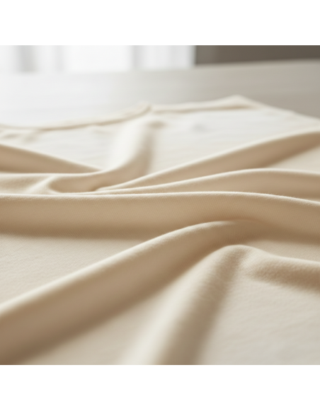 Látka_metráž_krémová_Jersey_úplet_EMI