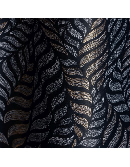 Záves Alloro 140x260 cm čierny