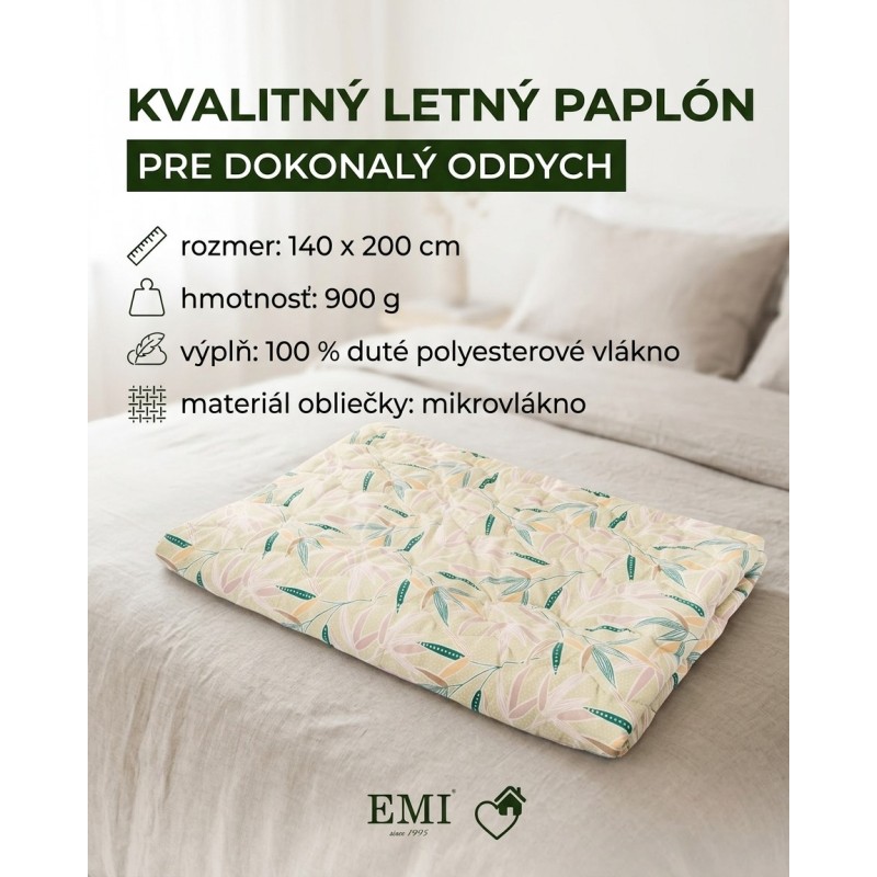 Paplón letný Talia 140x200 900g EMI