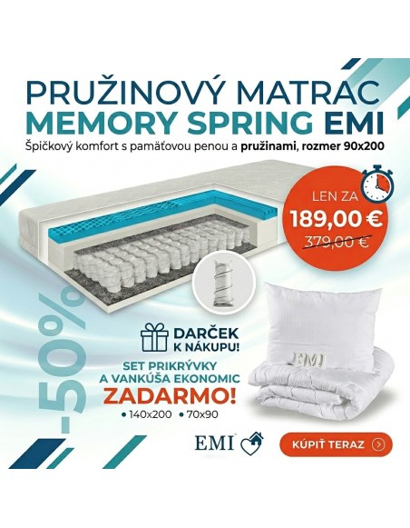 pruzinovy_matrac_memory_spring_emi_set_vankus_paplon