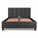 Posteľ čalúnená MONRA + lamelový rošt + matrac EMI