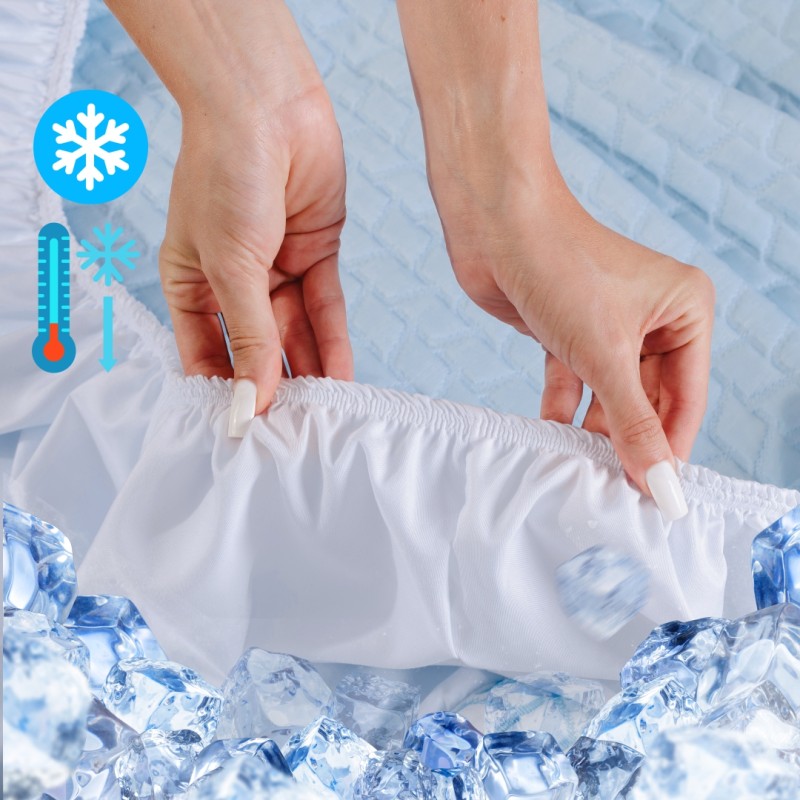 Chladivá plachta IceFresh Comfort s gumičkou po obvode EMI, Plachta 90x200