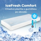 Chladivá plachta IceFresh Comfort s gumičkou po obvode EMI
