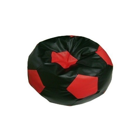 Sedací vak futbalová lopta malá čiernočervená EMI
