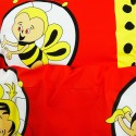 Obliečky detské bavlnené včielky červené EMI