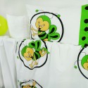 Obliečky detské bavlnené včielky zelené EMI
