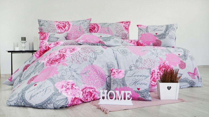 Бавовняна_постільна_білизна_Home_сіра_EMI