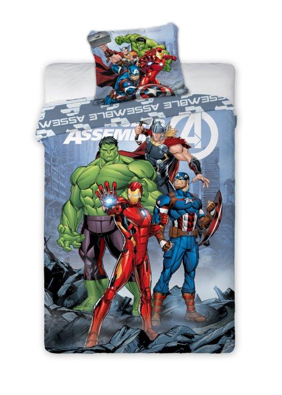 detské bavlnené obliečky Avengers