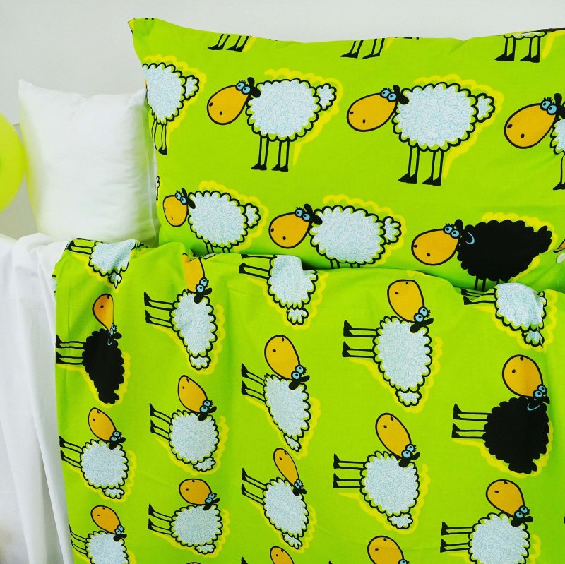 detske obliecky cierno zelene