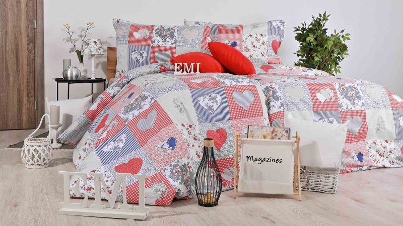 patchwork bavlnené obliečky