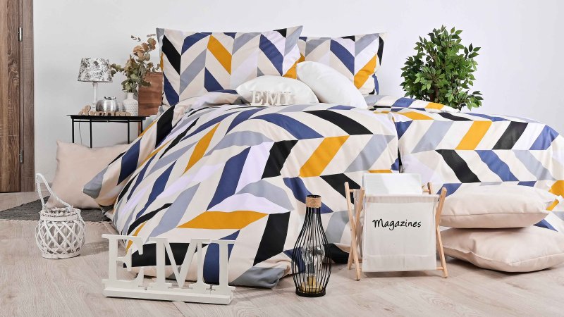 Motýle oranžové moderne_postelne_obliecky_emi