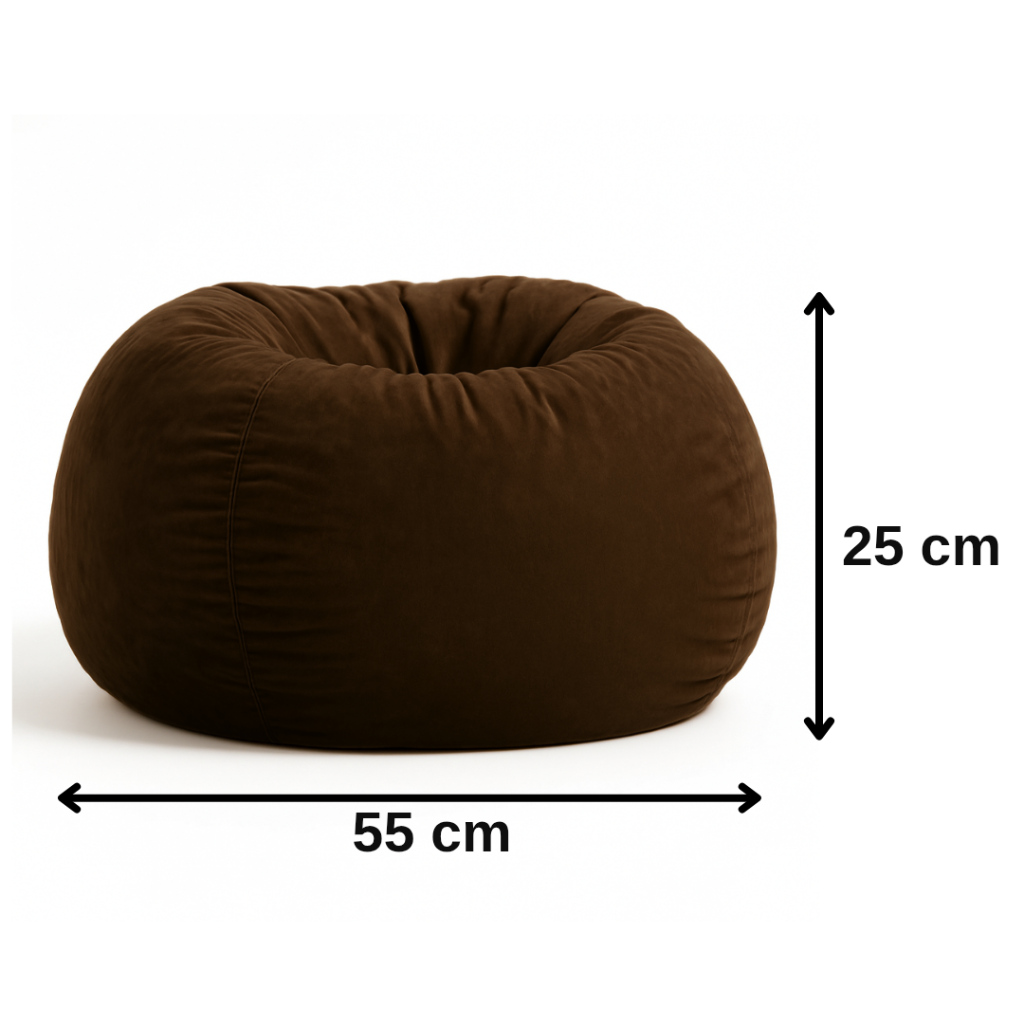 Sedací vak  tmavě hnědý EMI