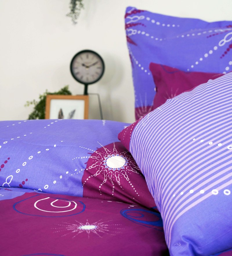 pekne fialove obliecky bavlnene