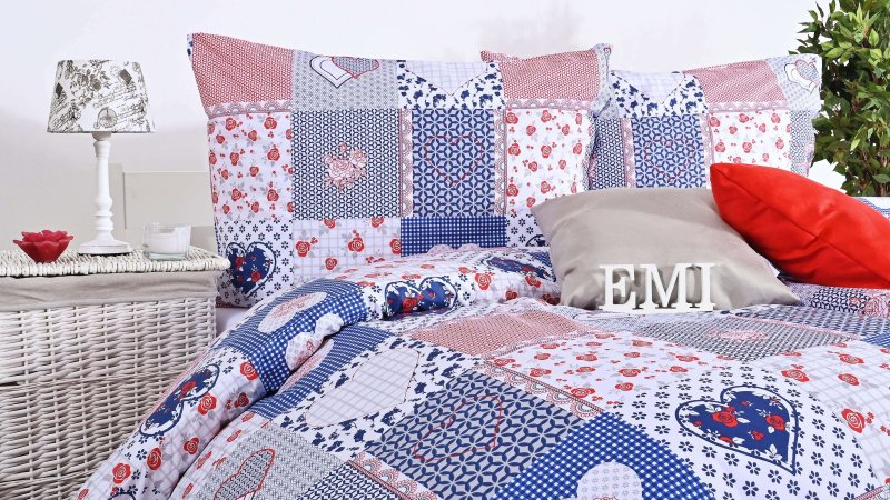 modre postelne pradlo Helena