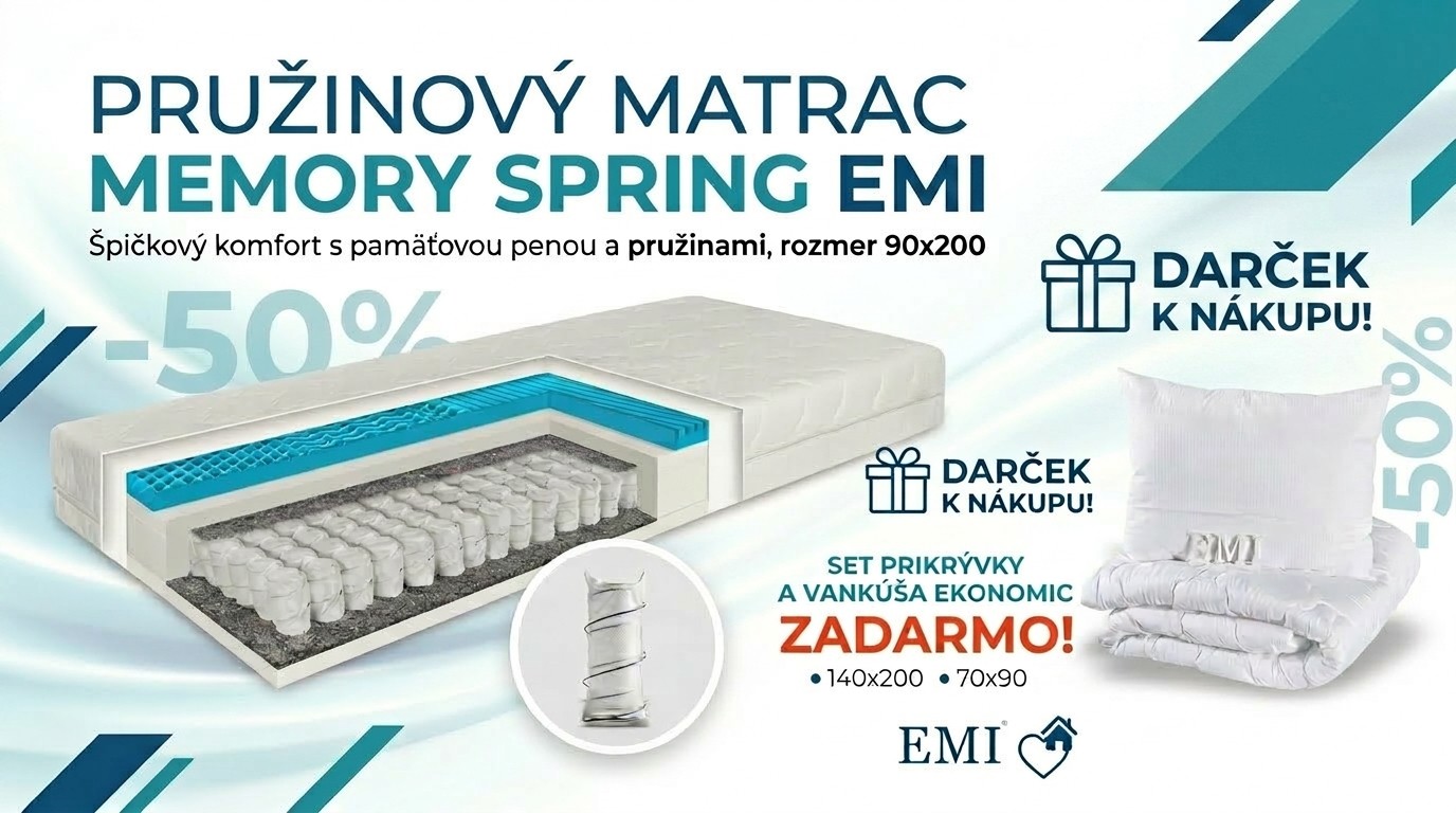 pruzinovy_matrac_memory_spring_emi_set_vankus_paplon