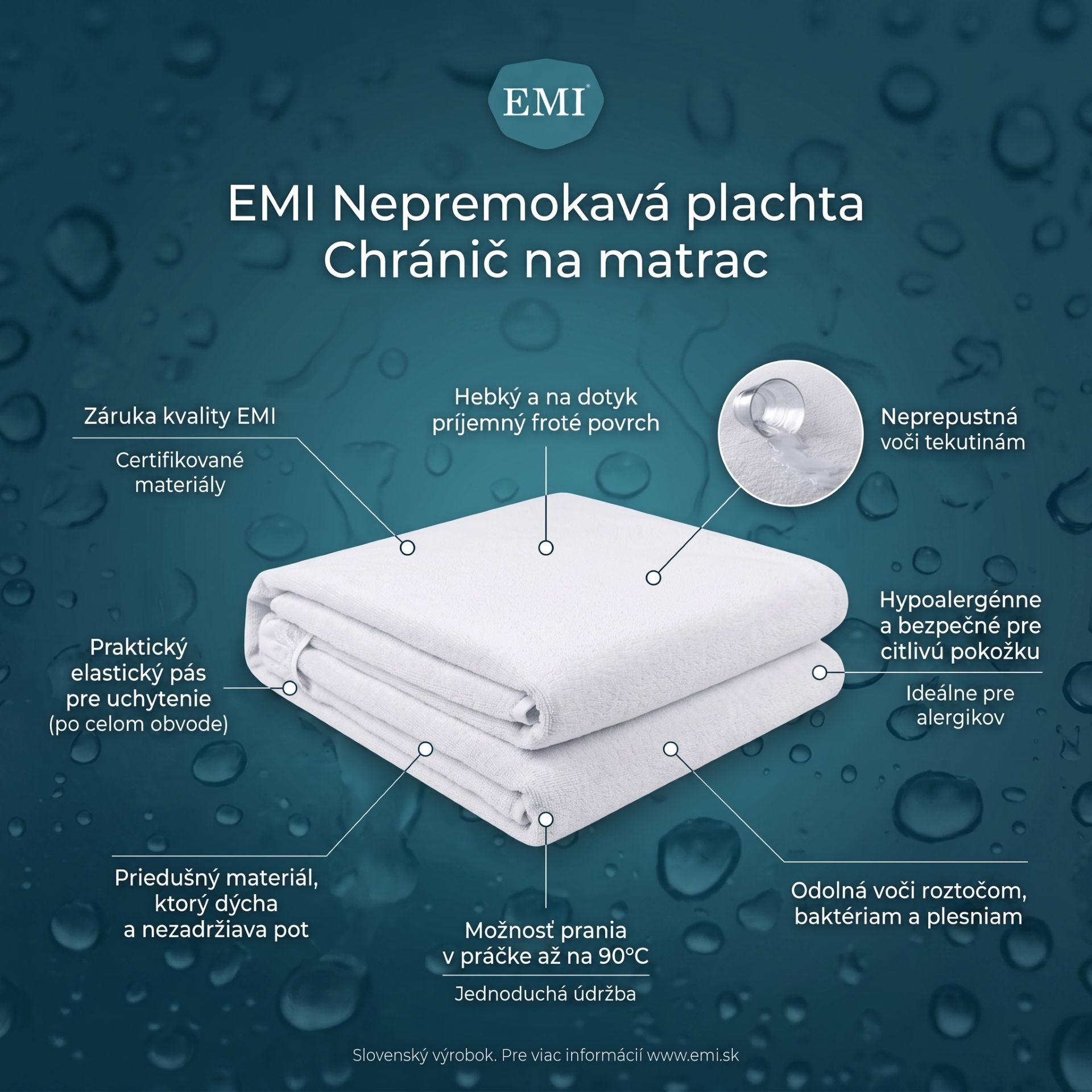 NEPREMOKAVÁ PLACHTA VODEODOLNA